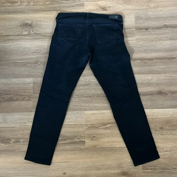 Ag Adriano Goldschmied Jeans The Stevie Slim Straight Ankle Dark Wash Size 30 - Picture 9 of 9